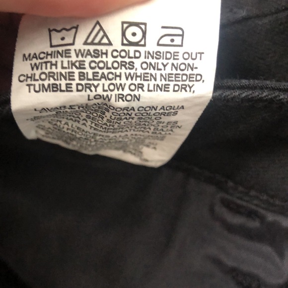 Lee Black Regular Fit Mid Rise Boot Cut Jeans Sz 14 - Picture 5 of 9